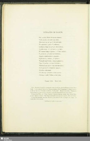 Ritratto Di Dante