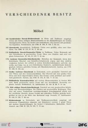 Verschiedener Besitz (Nr. 568-849)