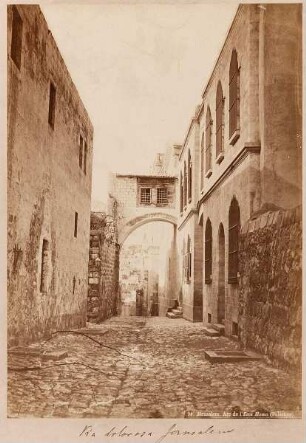 Jérusalem. Arc de l'Ecce Homo (Palestine)