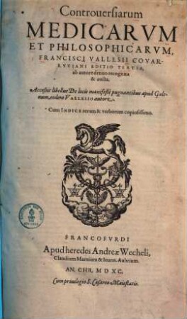 Controversiarum medicarum et philosophicarum