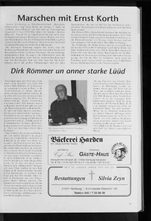 Marschen mit Ernst Korth