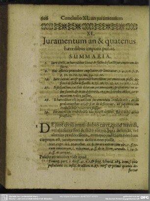XL. Juramentum an & quatenus haeredibus imponi possit