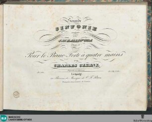Seconde Sinfonie : Oeuv. 17