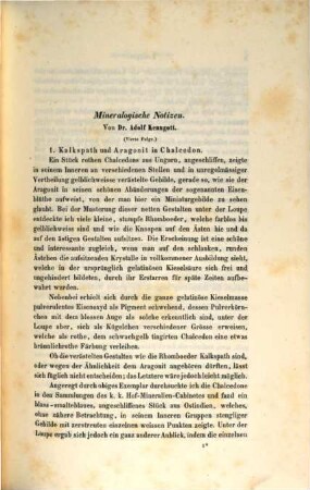 Mineralogische Notizen, 4