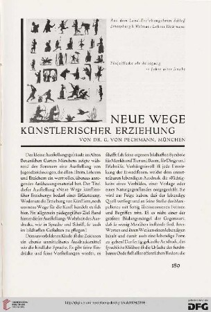 Neue Wege Künstlerischer Erziehung