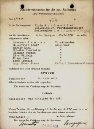 Schlachter, Alois