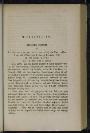 Präjudizien