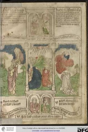 Versus: Sanctus sanctorum, Cristus petit astra polorum.