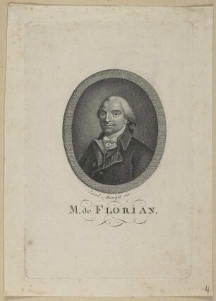 Bildnis des Jean-Pierre Claris de Florian