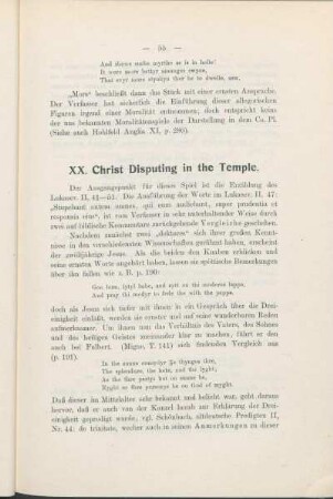 XX. Christ Disputing in the Temple.