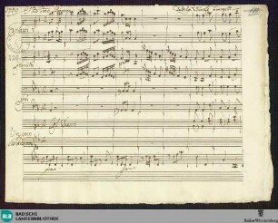 Ciro riconosciuto. Excerpts - Mus. Hs. 220 : S, orch