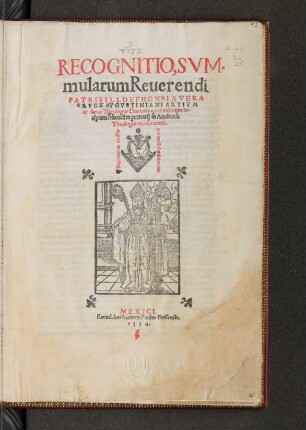 Recognitio summularum Illdephonsi a Vera Cruce