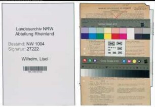 Entnazifizierung Lisel Wilhelm , geb. 20.01.1920 (Kaufm.Angestellte)