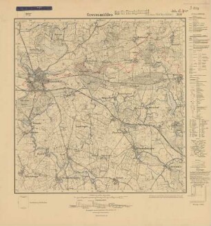 2133 (alte Nr.: 750) Grevesmühlen, Meßtischblatt (4cm - Karte)