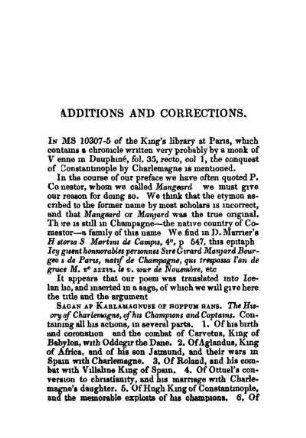 Additions And Corrections