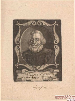 M. Adam Sengeisen, Senior bei St. Lorenz; gest. 1600