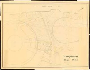 Bundesgartenschau 1957, Köln: Höhenplan 1:200