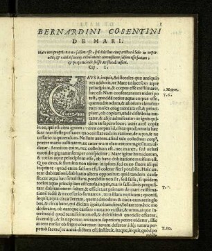 Bernardini Cosentini De Mari. [Cap. 1.-Cap. 10.]