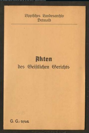 Ehefrau Tölle gegen ihren Ehemann Bürger Johann Friedrich Tölle vulgo Heinemeyer (Hennemeier) in Schwalenberg, die Ehefrau war die 2. Frau des Tölle, wegen eines Ehestreit