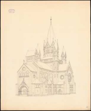 Evangelische Gnadenkirche (Augustakirche), Berlin-Mitte 6. Projekt: Perspektivische Ansicht
