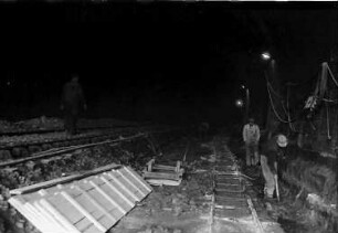 Istein: Arbeiten im Tunnel