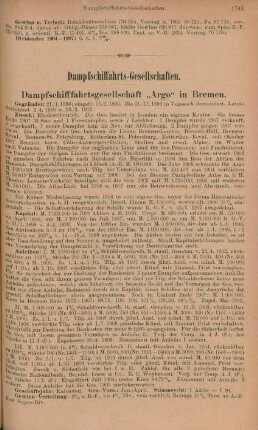 Dampfschiffahrts-Gesellschaften