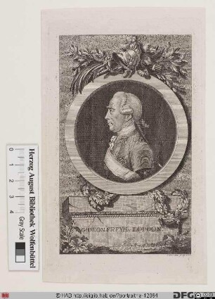 Bildnis Gideon Ernst von Laudon (Loudon, ursprüngl. Laudohn) (1759 Frhr.)