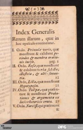 Index Generalis