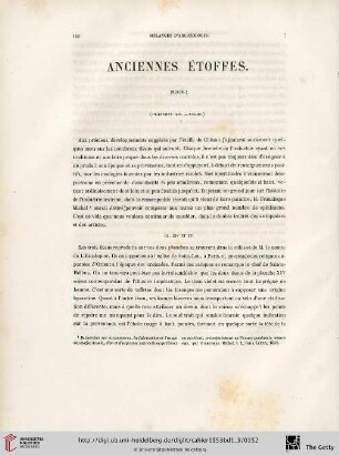 Anciennes étoffes. (Suite.)