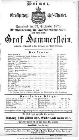 Graf Hammerstein