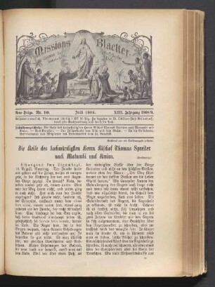 Nr. 10. Juli 1909