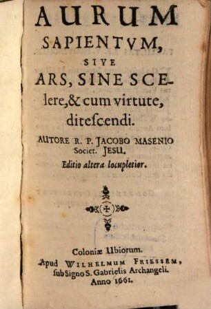 Aurum sapientium