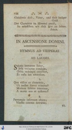 In Ascensione Domini.