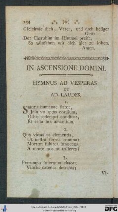 In Ascensione Domini.