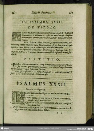 In Psalmum XXXII. Psalmus XXXII.