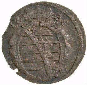 Münze, Dreier (NZ), 1688
