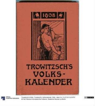 Trowitzsch's Volkskalender 1908.