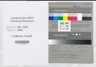 Entnazifizierung Rudolf Fuellbeck, geb. 27.10.1897 (Postinspektor)
