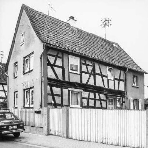 Fachwerkwohnhaus; Egelsbach, Schulstraße 14