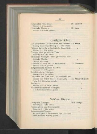 Schöne Künste.