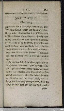 Zwölftes Kapitel. Kleidung