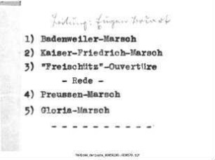 Übertragung der Rede des Herrn Reichskanzlers Adolf Hitler [...] mit Volkstümlichem Konzert