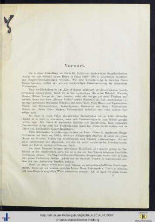 Vorwort von Dr. Haberer.