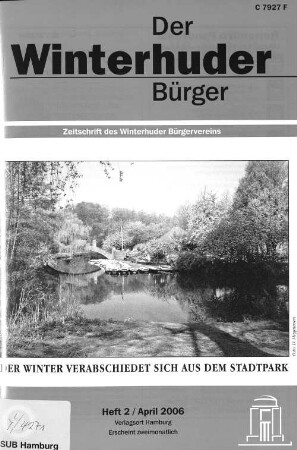 Heft 2 / April 2006 : Zeitschrift des Winterhuder Bürgervereins