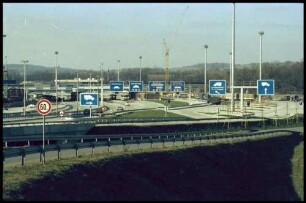 Weil - Basel: Grenzübergang von der Weiler Brücke