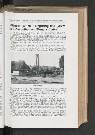 Willers Jessen / Ursprung und Zweck der Stapelholmer Bauernglocken