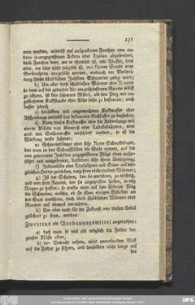 Zweytens als Vorbauungsmittel angerathen: