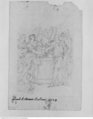 Concorso Accademico 1704, Prima Classe: Rebekka am Brunnen (prova ex tempore)