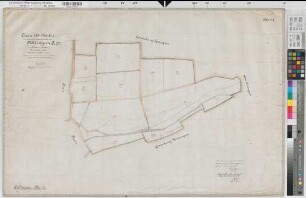 Röllingsen (Soest), Zusammenlegung Röllingsen, Bl. 2 Brouillonkarte II Röllingsen Flur 2