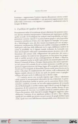 V. Il problema del significato del dipinto